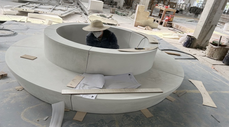 飾紀(jì)上品UHPC廠家：江蘇南京戶外UHPC坐凳工程案例