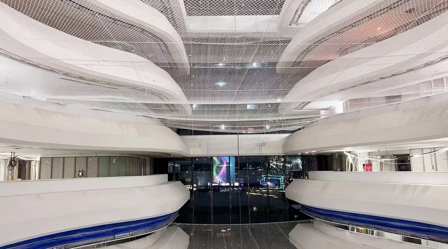 飾紀(jì)上品GRG廠家：深圳國際交流中心GRG攔河造型工程