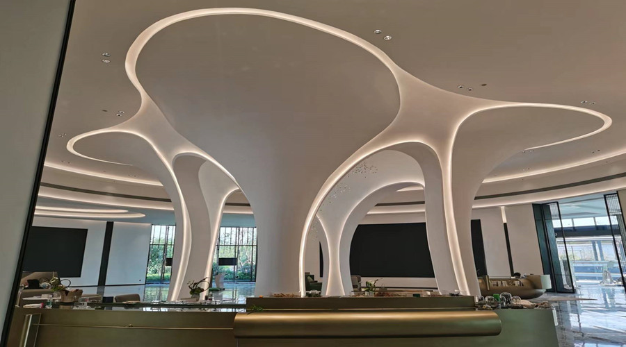 GRG材料安裝完工效果 GRG材料安裝完工效果