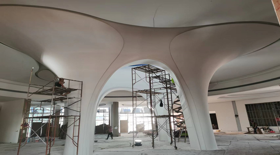 GRG材料接縫處理 GRG材料接縫處理