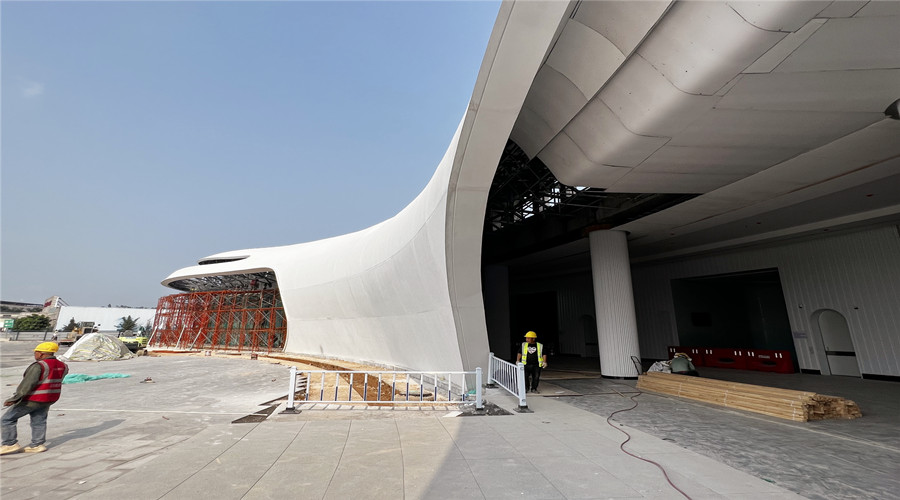 深圳沙田服務區GRC幕墻板項目