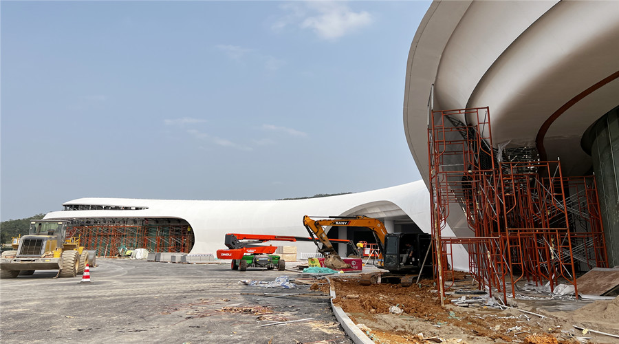 深圳沙田服務區GRC幕墻板項目