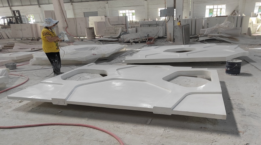 海南體育中心UHPC鏤空幕墻板產品