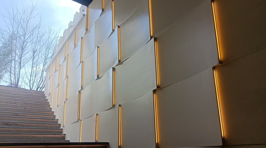 終南山寨GRC幕墻板構件工程