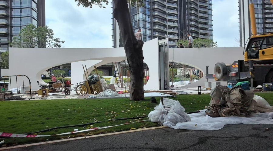 廣州南天名苑UHPC構件雕塑工程案例 廣州南天名苑UHPC構件雕塑工程案例