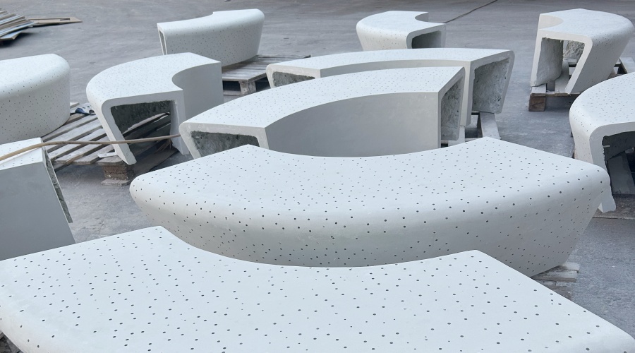 揭陽普寧GRC透光坐凳 揭陽普寧GRC透光坐凳